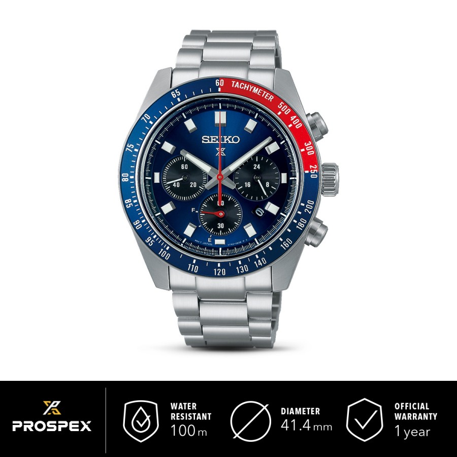 Seiko Prospex Speedtimer Solar Chronograph Pepsi SSC913P1