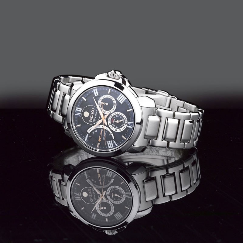 Seiko Premier Kinetic Direct Drive Moon Blue SRX017P1